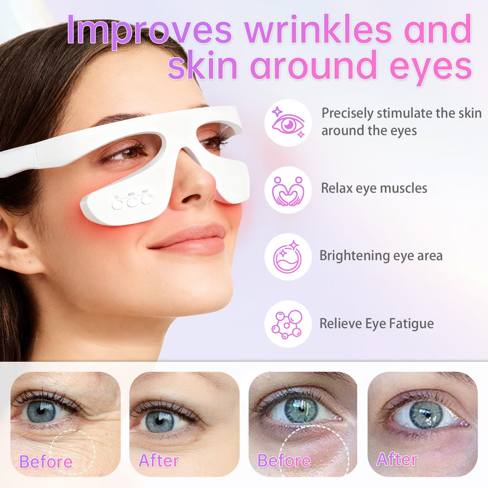 SENHORAS eye heat therapy delivers gentle warmth to relax eye muscles