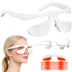 SENHORAS under-eye red-light glasses for relaxing eye area and brightness