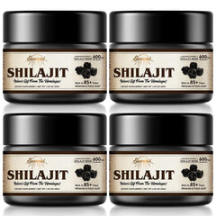 Sennasi Shilajit resin bottle front highlights premium purity for daily energy support.