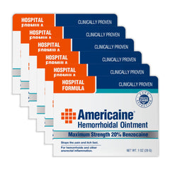 Senokot Americaine Hemorrhoidal Ointment tube with maximum strength formula for fast relief.