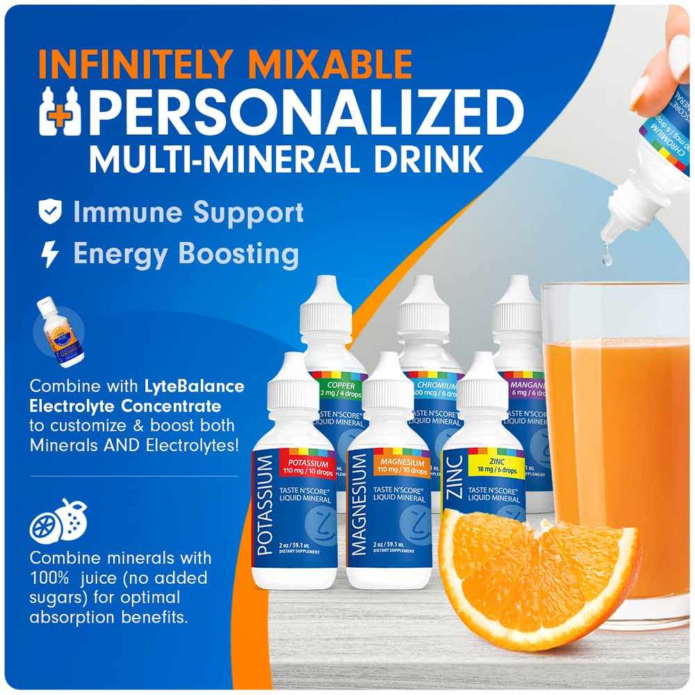 SENSEable Lyte Balance mix-drops image shows convenient all-in-one mineral solution