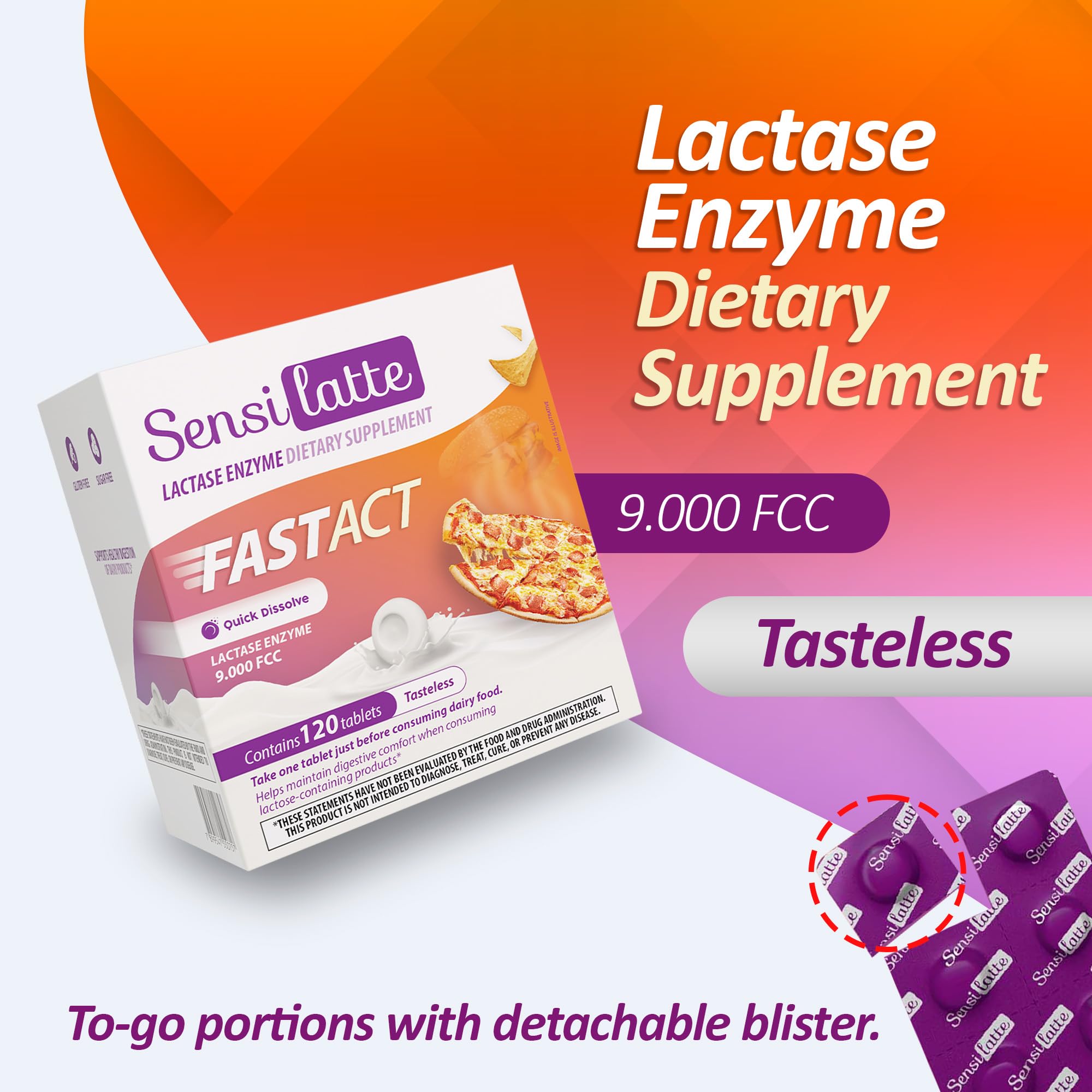 Sensilatte bottle beside Prati Donaduzzi quality seal, emphasizing trusted manufacturing.
