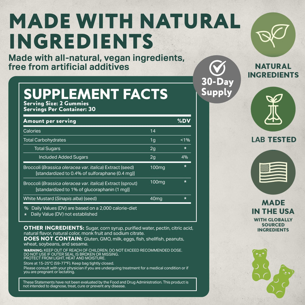 Sensory Scout NeuroBrocc gummies kids-pack image showcases family-friendly daily supplement