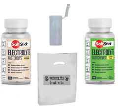 SENSORY4U Saltstick FASTCHEWS Coconut Pineapple Lemon Lime bottle for on-the-go hydration during workouts