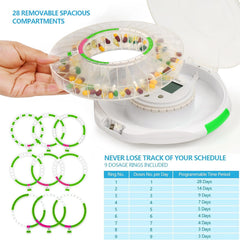 Senyerkare 28Day visual and audio alarms provide clear reminders