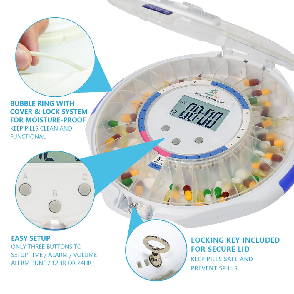 Senyerkare SmartLife app interface for remote medication control