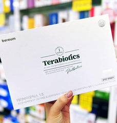 SEOULIFE Terabiotics box set, compact travel-friendly packaging for on-the-go routines.