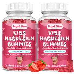 SEPT YAN Kids Magnesium Gummies bottle front view for calm support