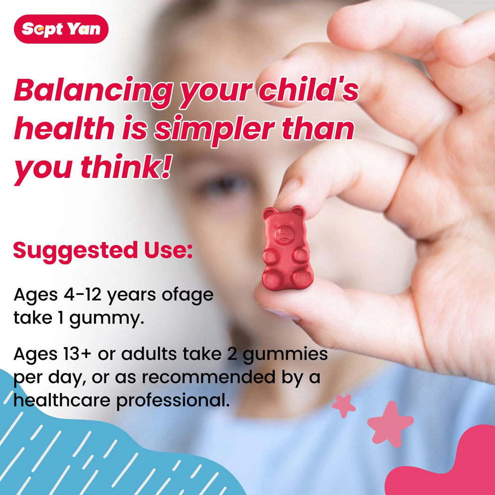 SEPT YAN strawberry-flavored gummies signaling tasty sleep-friendly option