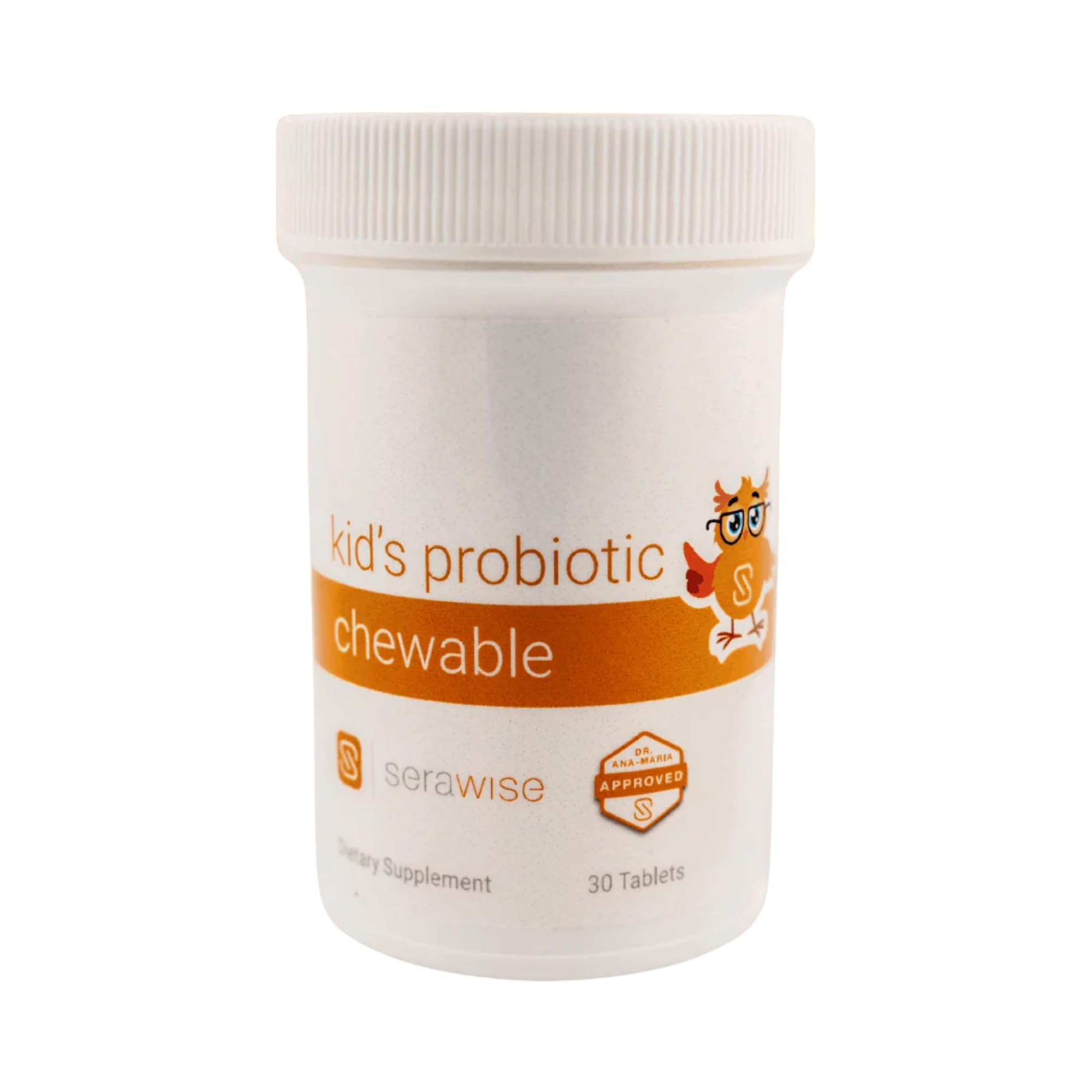 Serawise Kids Probiotic Chewable bottle for daily use