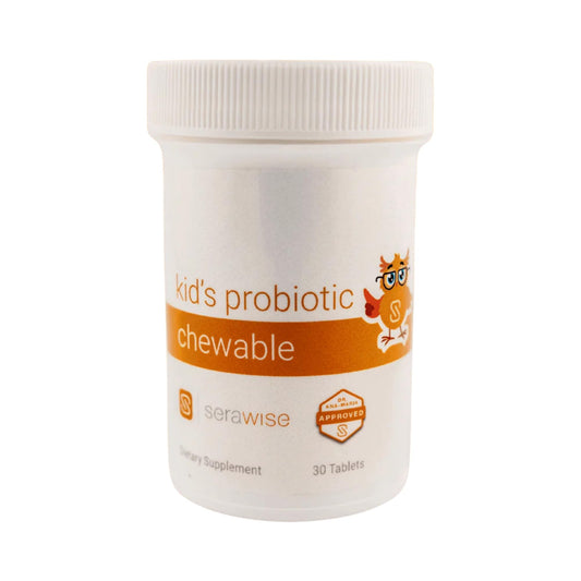 Serawise Kids Probiotic Chewable bottle for daily use