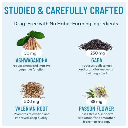 Serelax blend of chamomile, jujube, skullcap for relaxation.