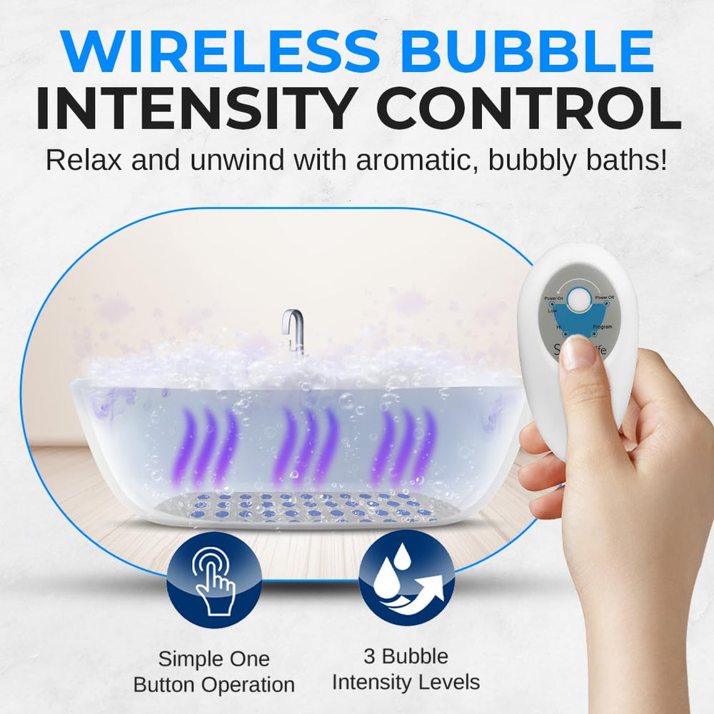 SereneLife cushioned surface and full-body support enhance soaking comfort