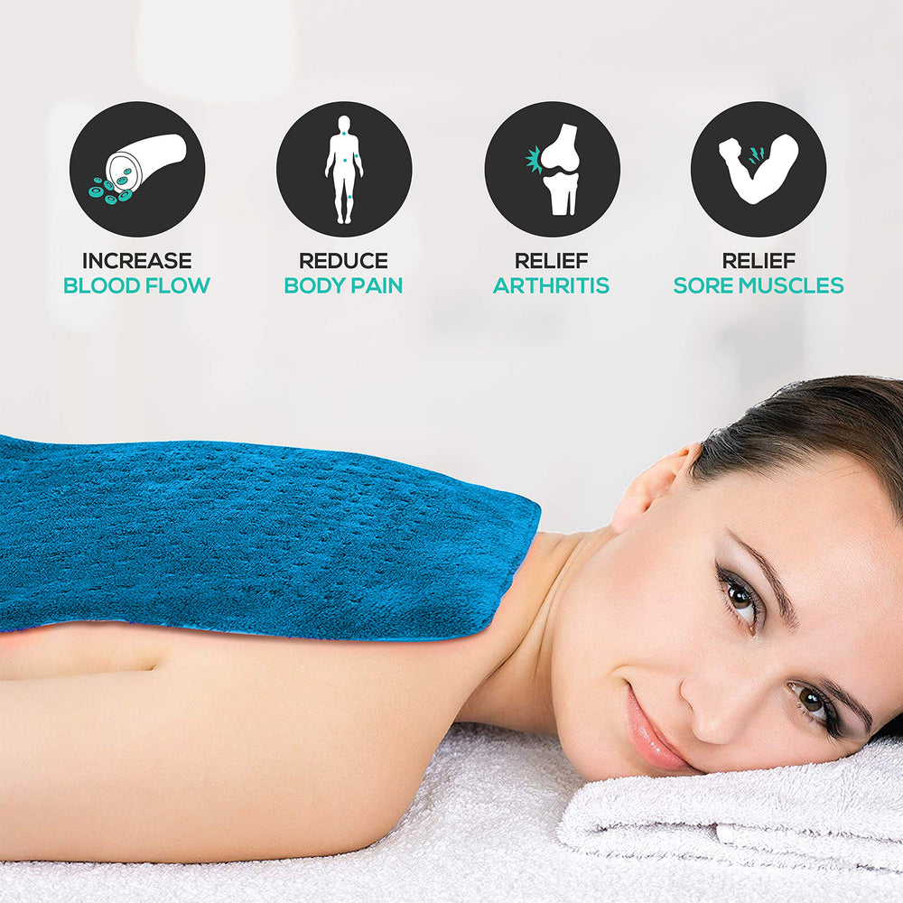 SereneLife heating pad with LCD display enables precise heat control