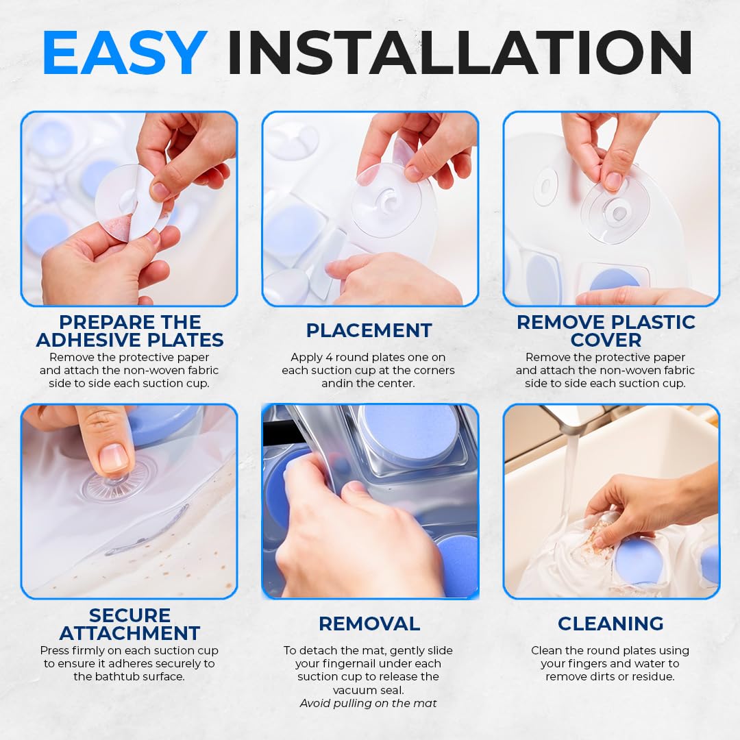 SereneLife fully submergible waterproof mat offers comfortable support while bathing