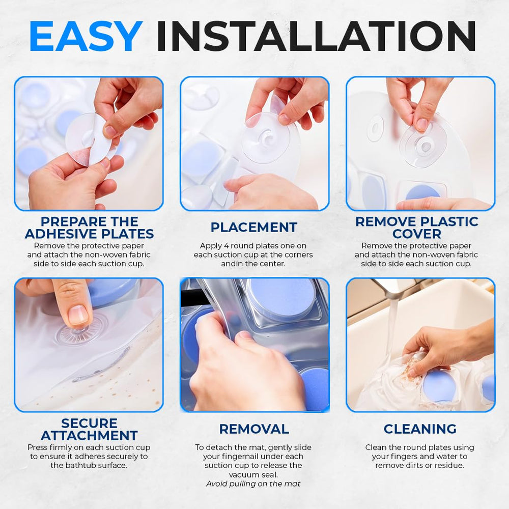 SereneLife fully submergible waterproof mat offers comfortable support while bathing