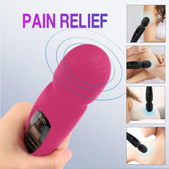 Seritivo massager showing 12 vibration modes for customization