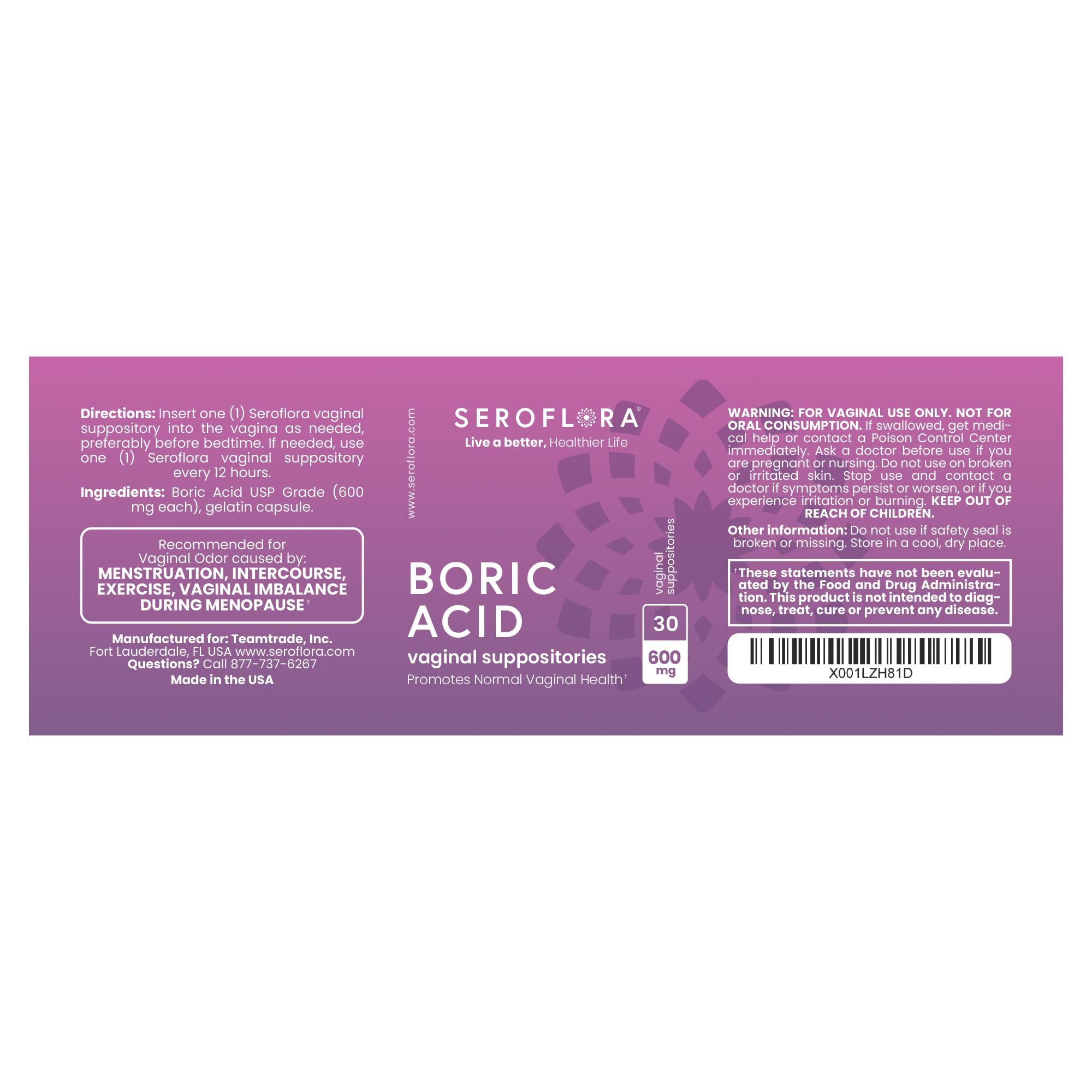 Seroflora daily routine scene with a simple feminine care addition