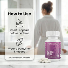 USA-made Seroflora label emphasizes fragrance-free, gentle care.