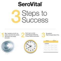 Serovital powder scoop for convenient, precise dosing