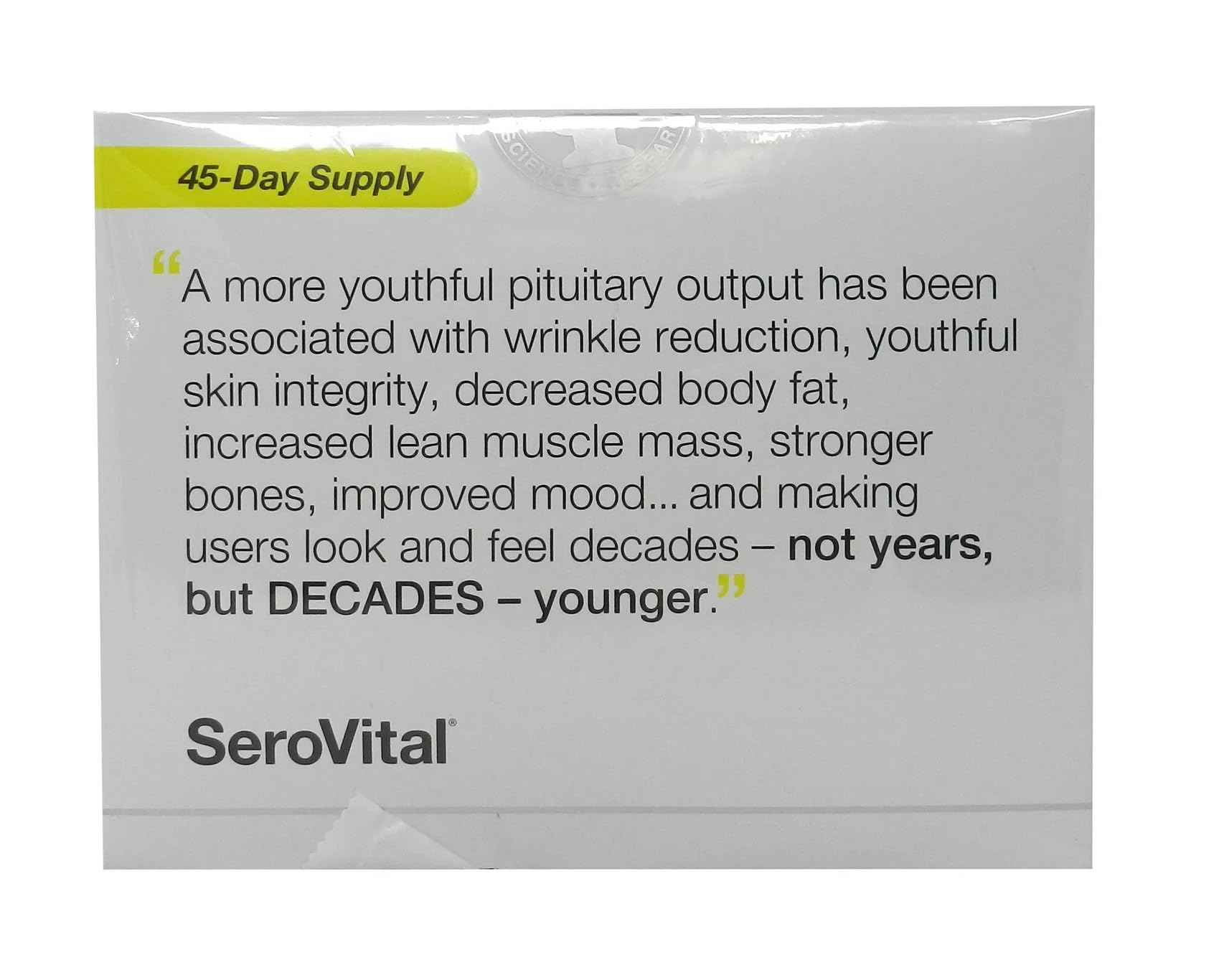 Serovital Renewal capsules in blister pack for daily doses