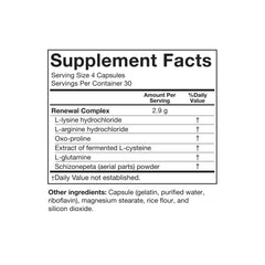 Serovital Renewal Complex seal of quality and freshness.