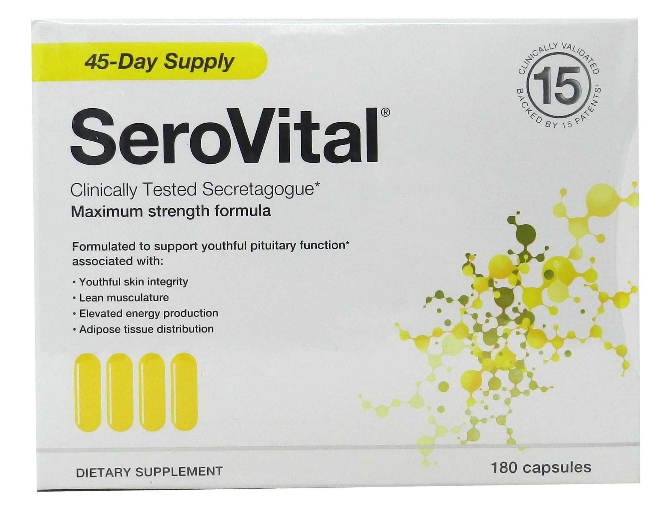 Serovital Renewal ingredients panel hints at science-backed formulation