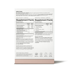 Serovital Skin Revive ingredients panel emphasizing hyaluronic acid and peptides.