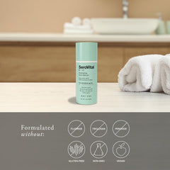 Close-up of Serovital Smile Gum Serum texture indicating soothing, moisturizing action for gums