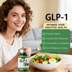 SERSANVE GLP-1 probiotic packaging showcases clean, vegetarian ingredients.