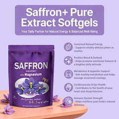 Close-up of SERSANVE saffron capsules for easy daily intake and calm focus.