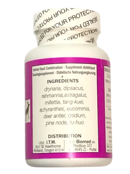 Seven Forests Drynaria bottle with label shown for convenient daily use