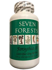 Seven Forests Forsythia 18 bottle front showing the infection-support formula.