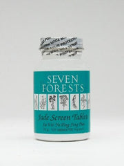 Seven Forests Jade Screen Tablets bottle; traditional herbal formula for respiratory wellness support
