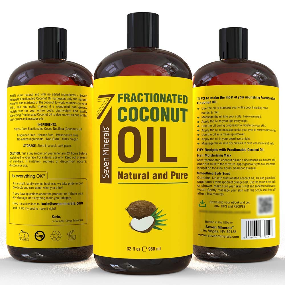 Carrier oil for essential oils by Seven Minerals for soothing aromatherapy