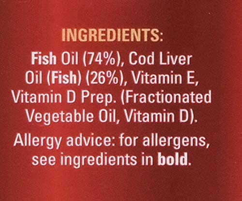 Seven Seas Cod Liver Oil label and bottle on a desk, signaling easy routine integration.