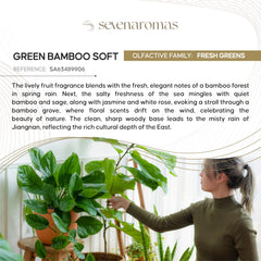 SevenAromas bamboo floral heart composition brings serene fragrance