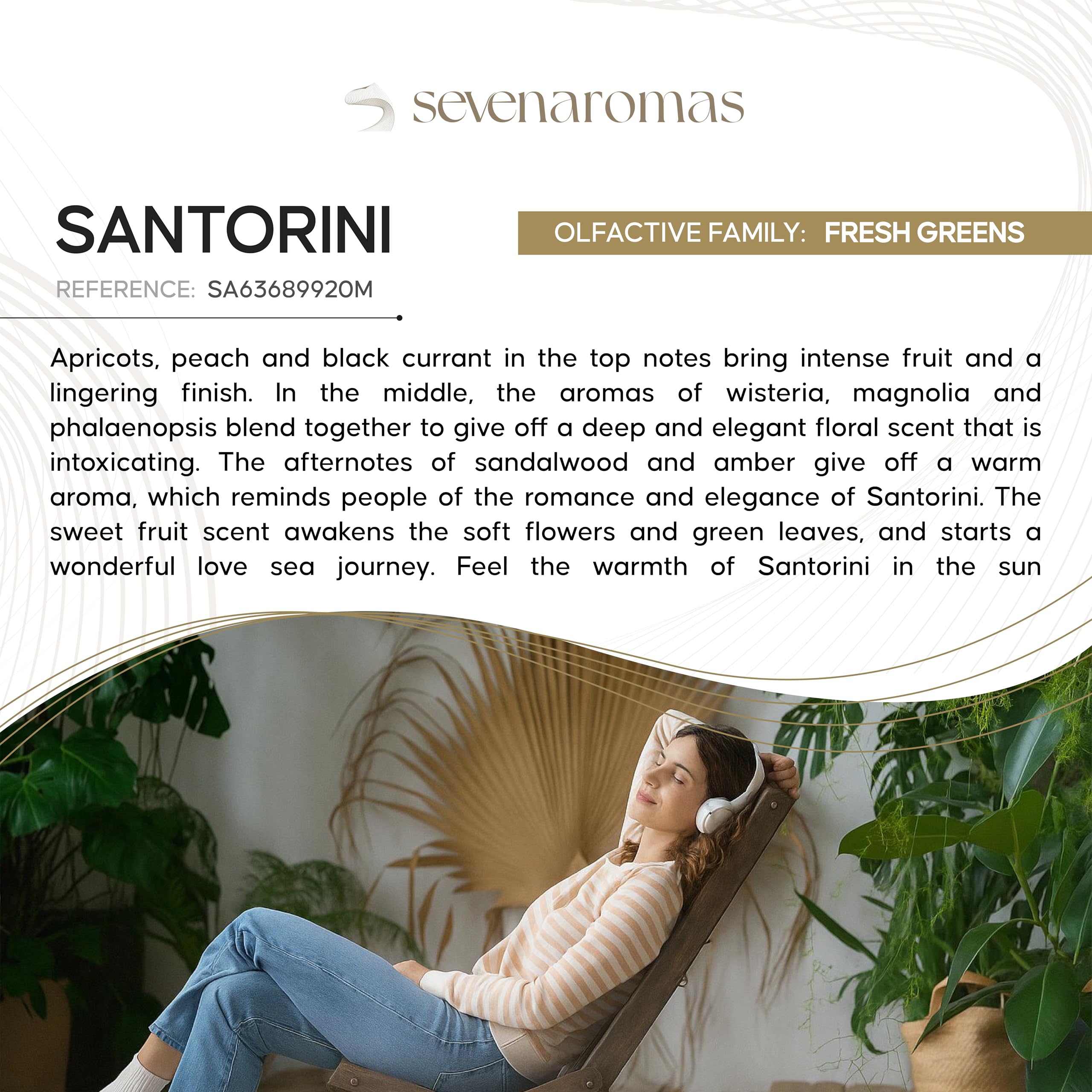 SevenAromas diffuser oil pour demonstrating easy, mess-free use.