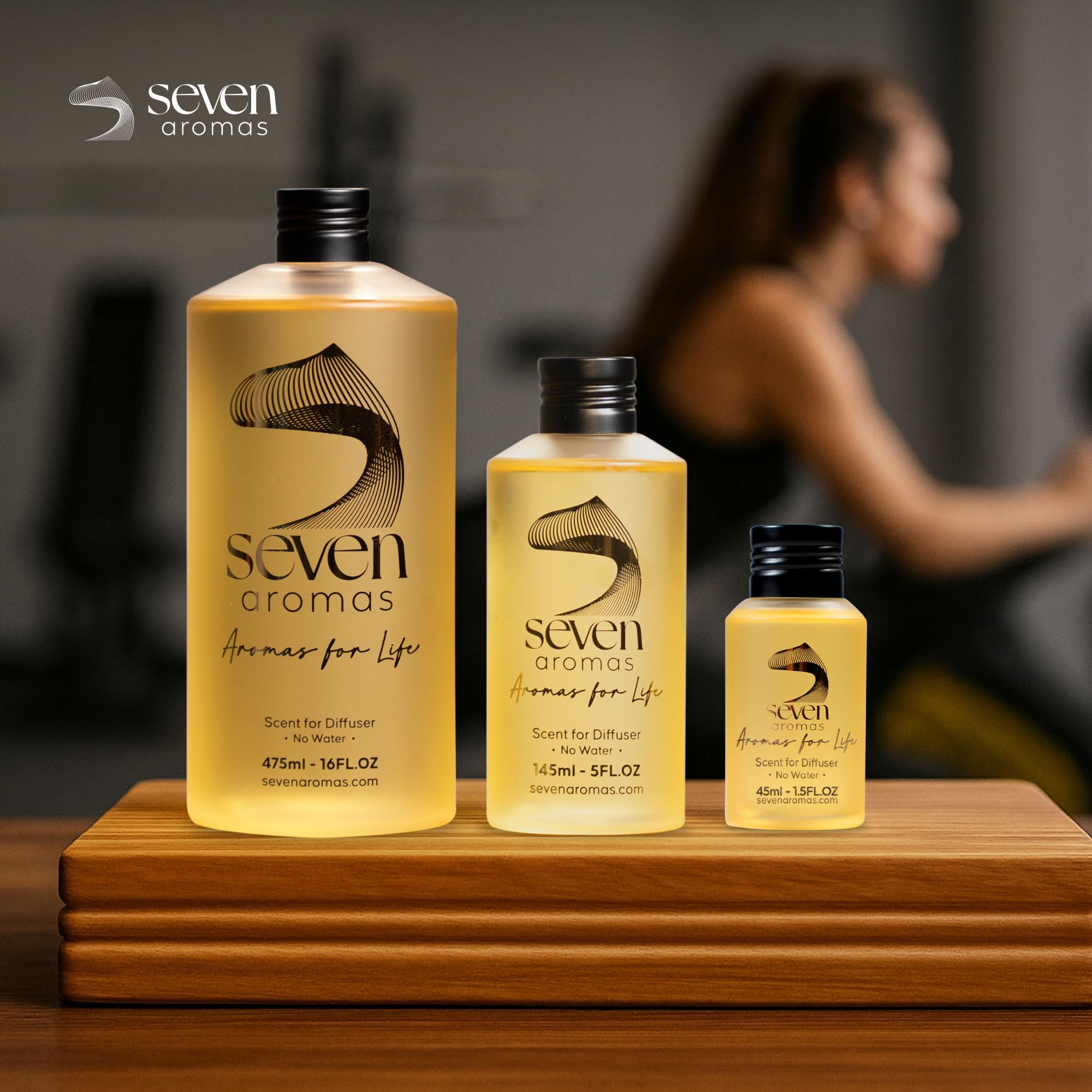 SevenAromas warm woody base diffuser oil adds lasting comfort.