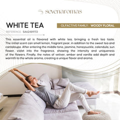 SevenAromas White Tea floral heart adds balance and serenity.