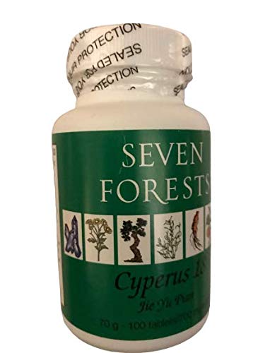 Seven Forests Cyperus 18 bottle front view, ideal for daily routine.