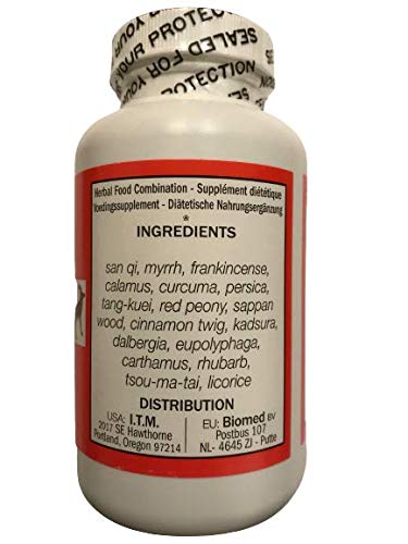 Seven Forests San Qi 17 tablets bottle label close-up showing dosage for easy use.