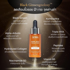 Sewa combo display implies versatile routine for bright skin.