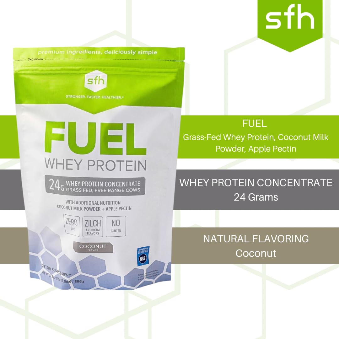 SFH Fuel coconut flavor mixes well in shakes and bakes