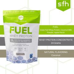 SFH Fuel coconut flavor mixes well in shakes and bakes