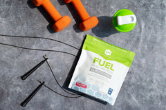 SFH Fuel ingredients list featuring coconut milk powder and apple pectin.