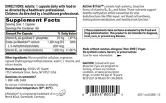Box with brand emphasis on bioactive methylated B vitamins