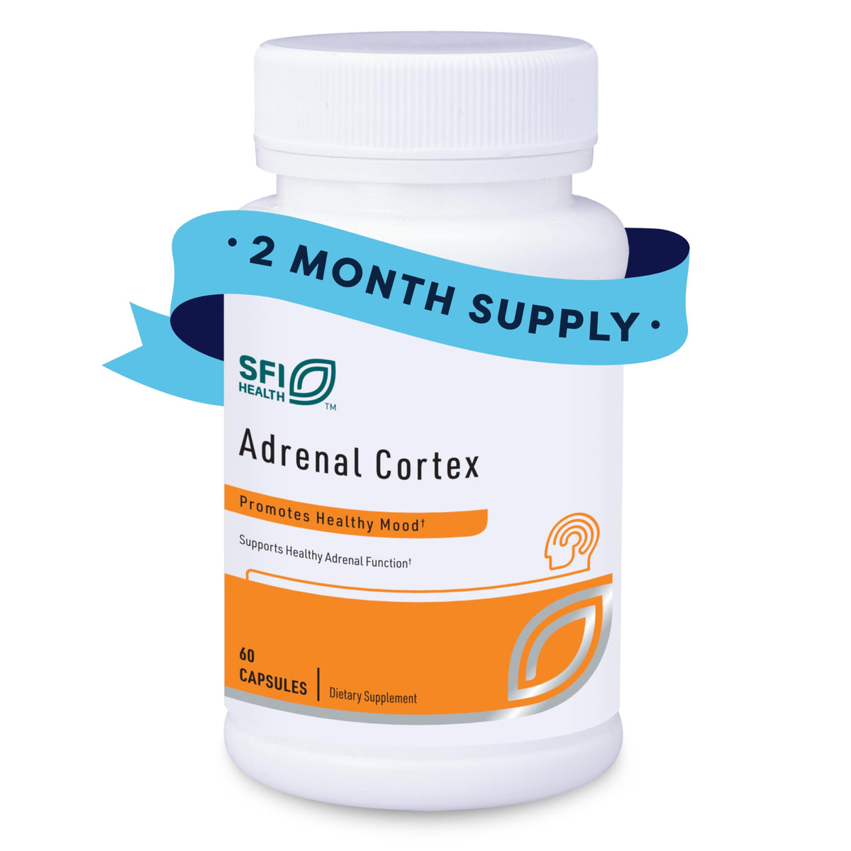 SFI Health Adrenal Cortex bottle pour for convenient cortisol support