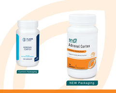 SFI Health Adrenal Cortex capsules close-up showing clean formula