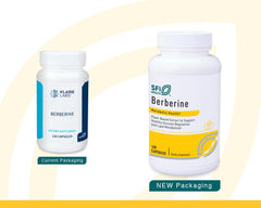 Berberine HCI capsules by SFI Health displayed for convenient dosing.